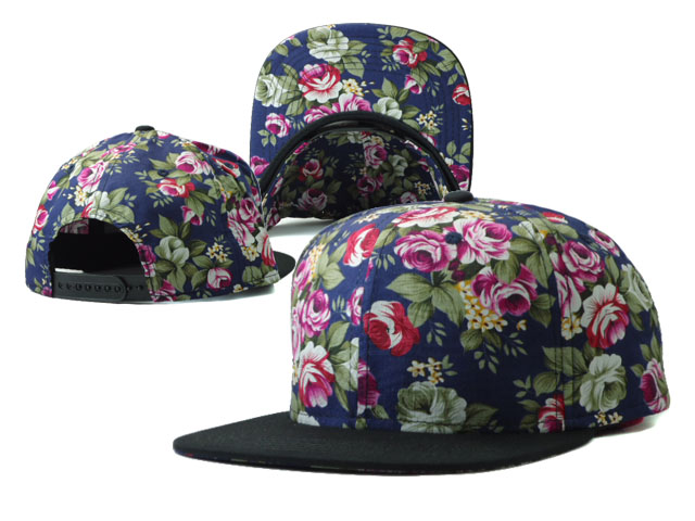 Floral Blank Snapbacks Hat SF7